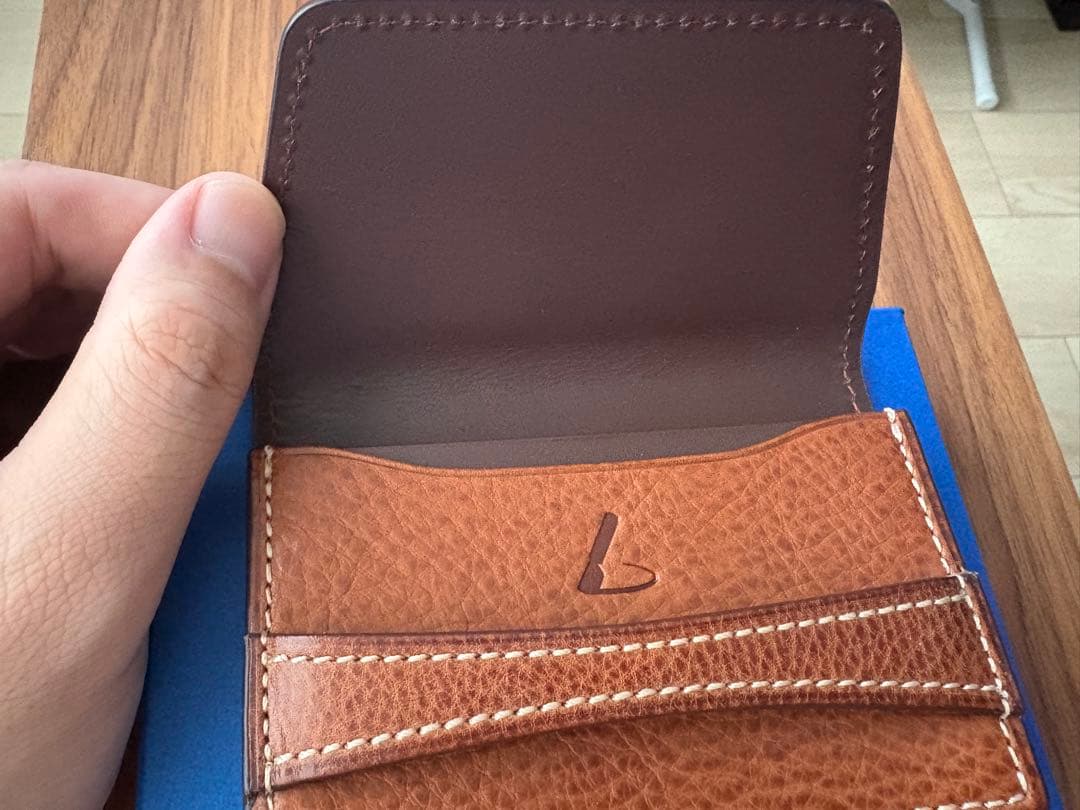 新品未使用 土屋鞄製造所　ウルバーノ ベルトカードケース　ブラウン