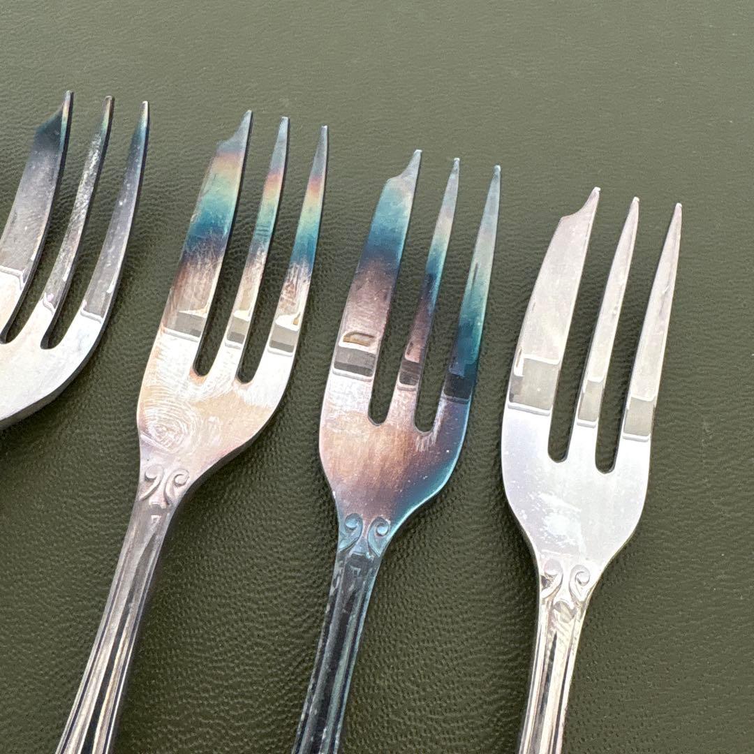 マッピン&ウェッブ　ケーキサーバー&フォーク6本　銀仕上げ　マッピンプレート