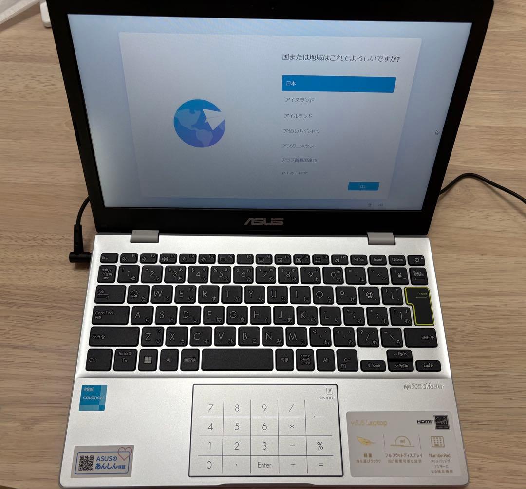 ASUS ノートPC 11.6型 E210KA-GJ02WWS