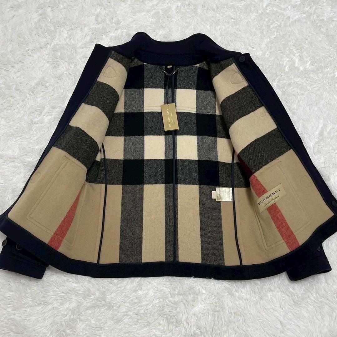 タグ付き XLサイズ バーバリーロンドン ダッフルコート トグル ノバチェック