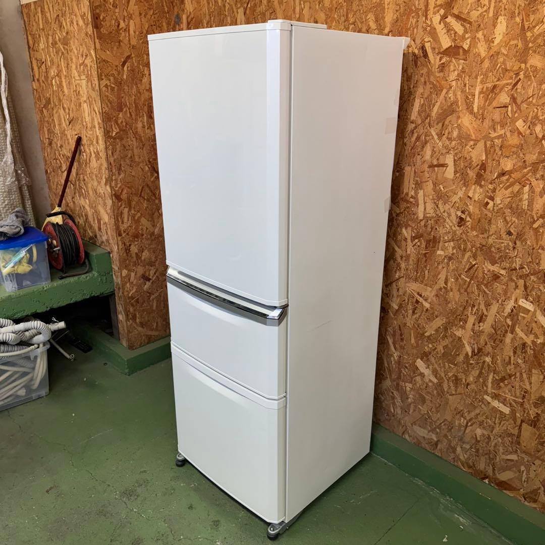 320送料設置無料 三菱　自動製氷機能付き大型冷蔵庫　330L 3ドア