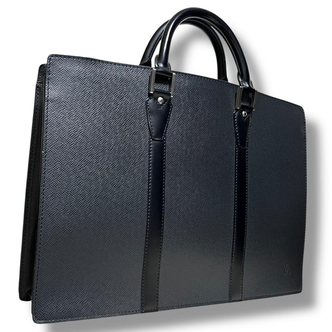 極美品 ルイヴィトン M30052 タイガ ポルトドキュマン ロザン ビジネス