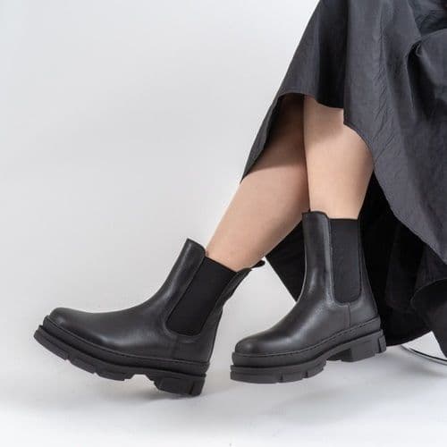 未使用 REMME レメ サイドゴア レザー ショート チェルシーブーツ イエナ