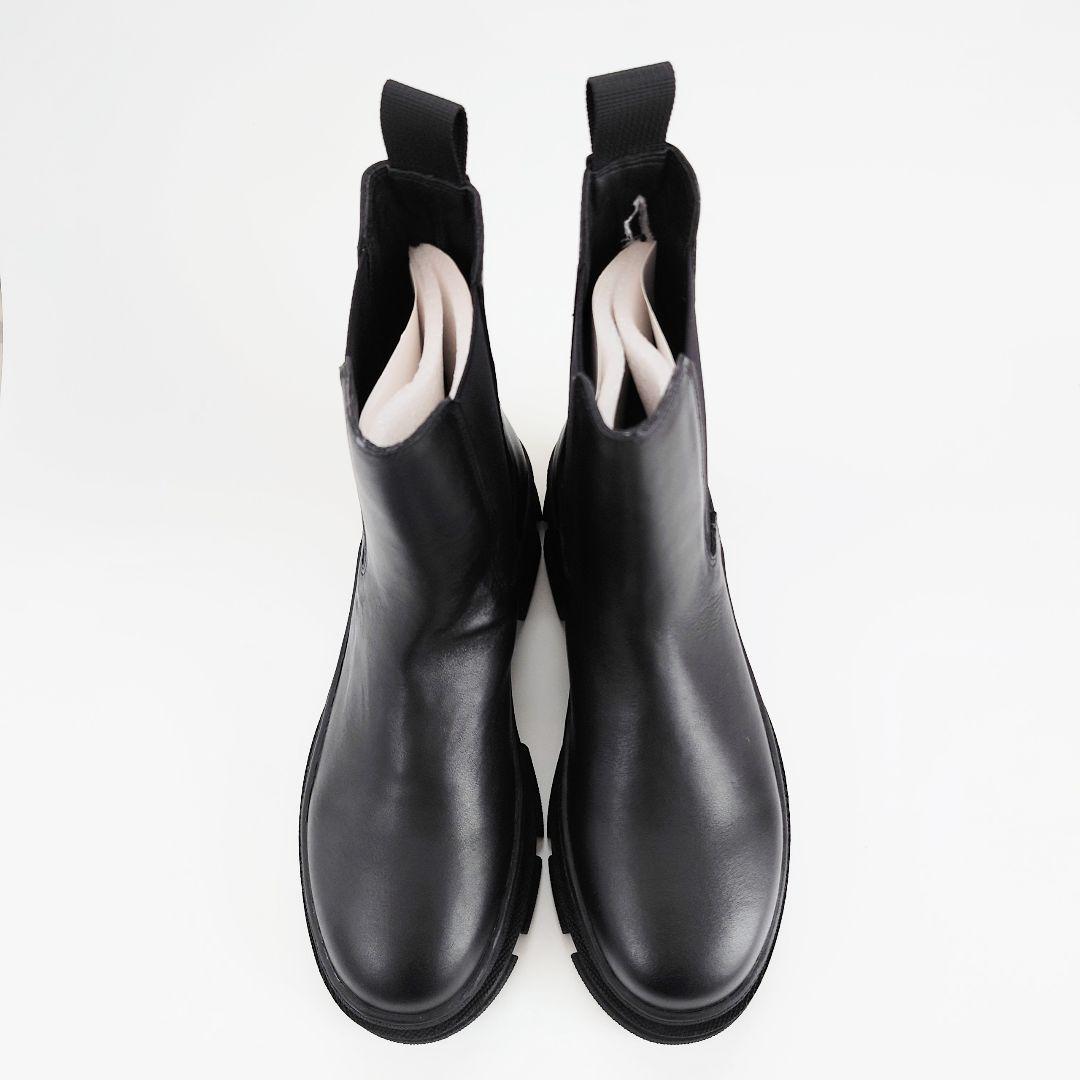 未使用 REMME レメ サイドゴア レザー ショート チェルシーブーツ イエナ