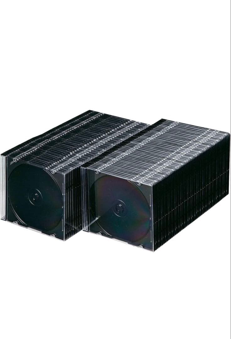 サンワサプライ DVD・CDケース(スリムタイプ）100枚入り3個 SET
