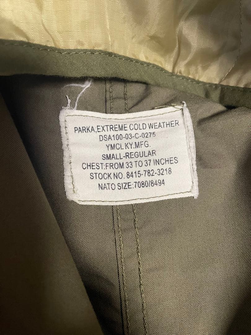 YMCL KY.MFG. M65パーカー　フィッシュテール