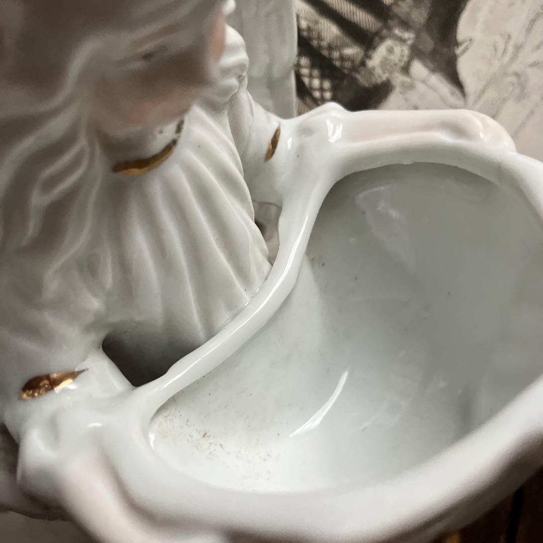 フランスアンティーク　天使のベネチエ　聖水盤　エンジェル