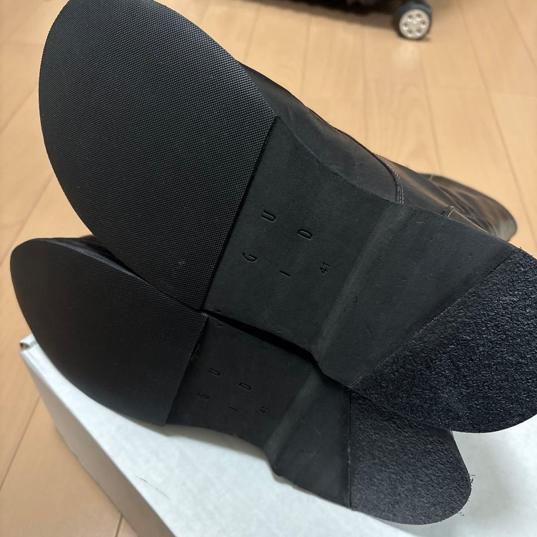 GUIDI 525V-Matrix ダブルジップブーツ