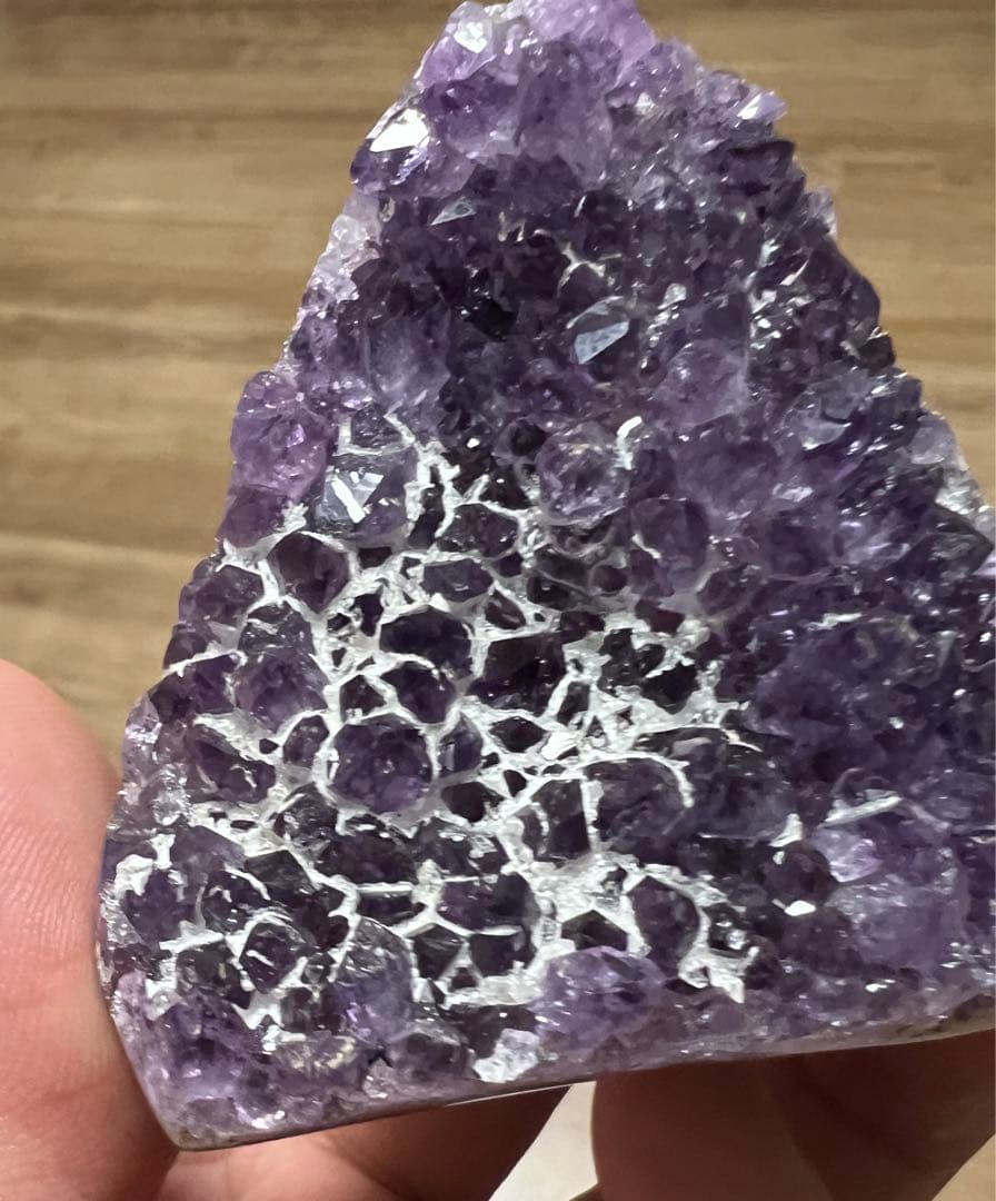 高品質　アメジストドームミニクラスター　共生タイプ　希少品　台座込　送料無料