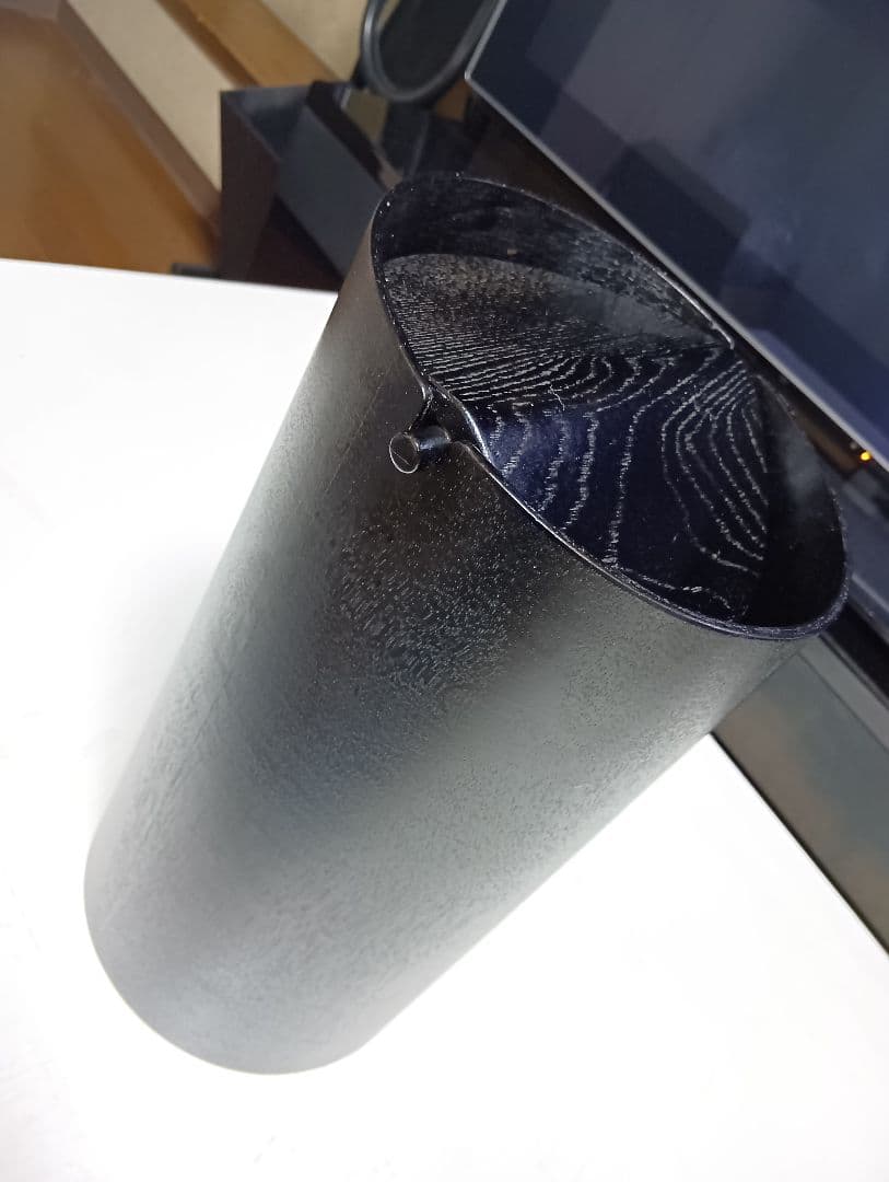 SAITO WOOD　サイトーウッド　モダン　ブラック　ウォールナット　ゴミ箱