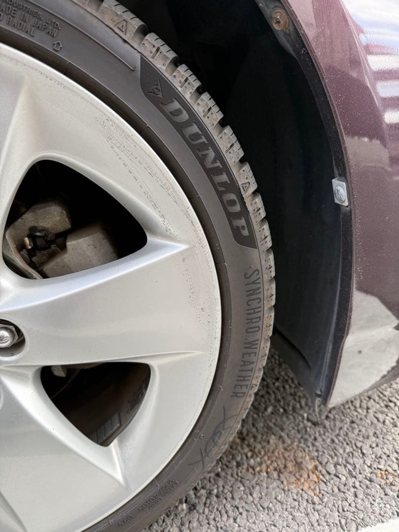 純正アルミホイール　30プリウス　ツーリング　オールシーズンタイヤ付　ダンロップ