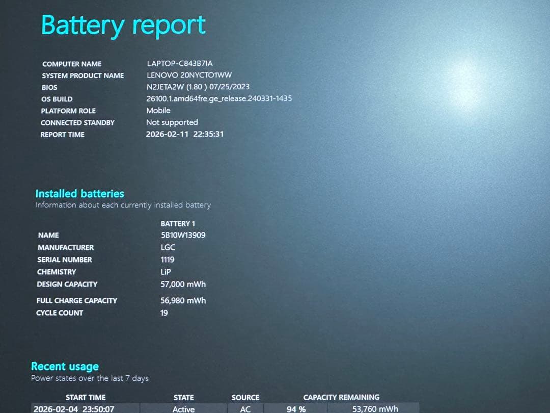 Windowsノート本体 ThinkPad T490s