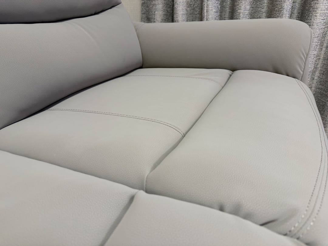 【美品】電動リクライニングソファ｜ニトリNビリーバ3 Nシールド GY