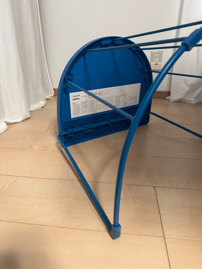 希少 廃盤 IKEA イケア TRANARO スツール サイドテーブル ブルー