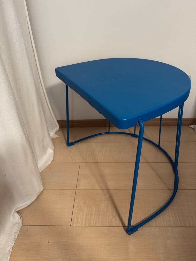 希少 廃盤 IKEA イケア TRANARO スツール サイドテーブル ブルー