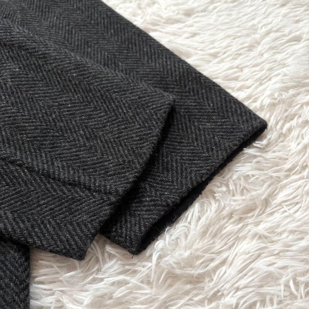 美品✨アーツアンドサイエンス フード　リバーコート　ヘリンボーン　ウール　3