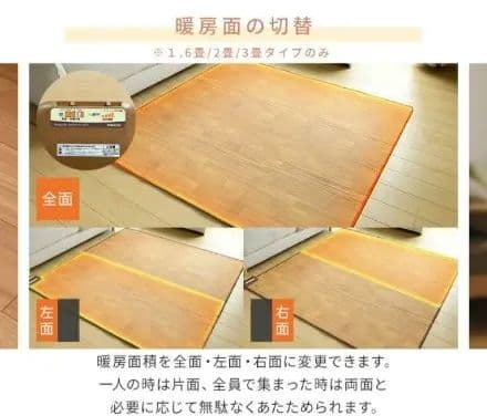 【新品未開封】YAMAZEN 防水ホットカーペット 3畳 2025②