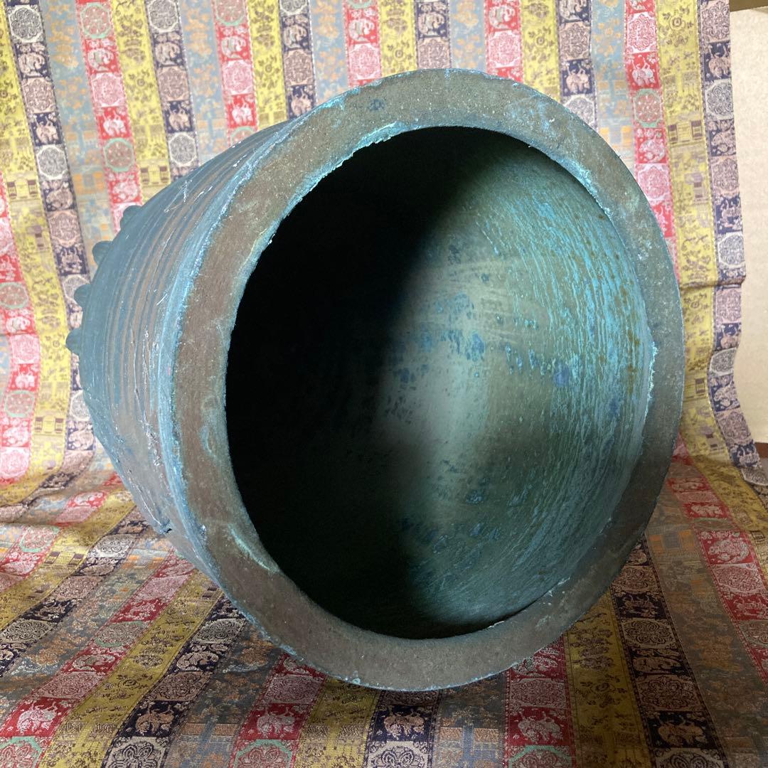 //eyeknow 74// 吊鐘 青銅半鐘 高さ40.7cm幅24￼cm