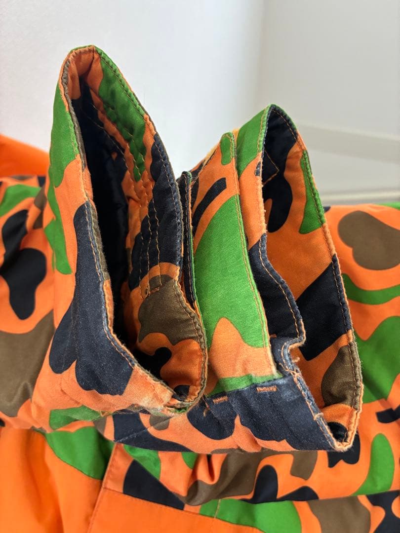 BURTON スキーウェア 上下 キッズ L 150cm オレンジ 迷彩柄