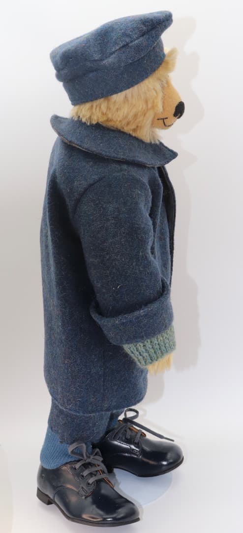 アーティストベア STAR ジョー・グリノ作 青いウールコートのぬいぐるみ