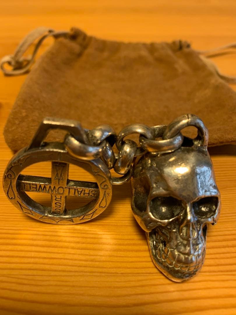 ば*️様 浅井健一　コルベットスカル キーホルダー　SEXY STONES ブラ