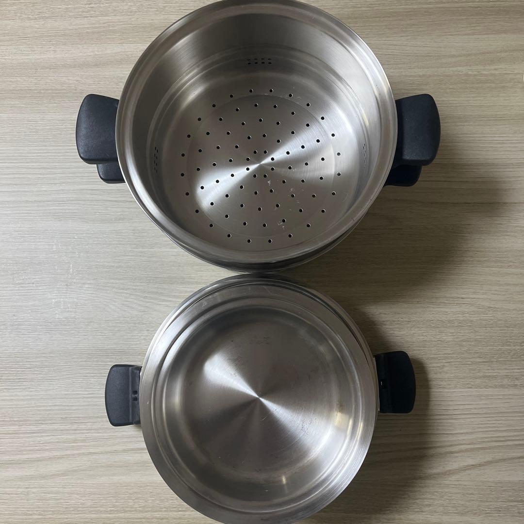 【大幅値下げ！】Amway 18-8ステンレス圧力鍋6リットルシチューパンセット