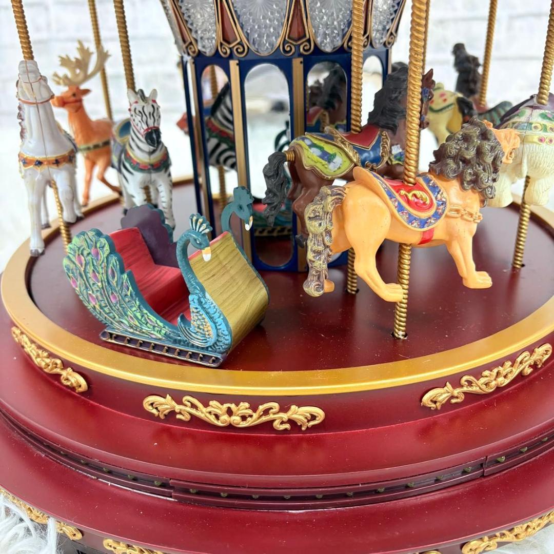 ミスタークリスマス メリーゴーランド 大型 Christmas オルゴール 回転
