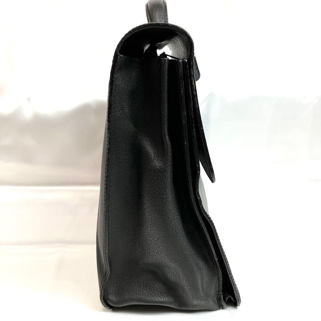 【美品】ヴァレクストラ　ブリーフケース　レザー　A4 ロゴ　ヴィンテージ