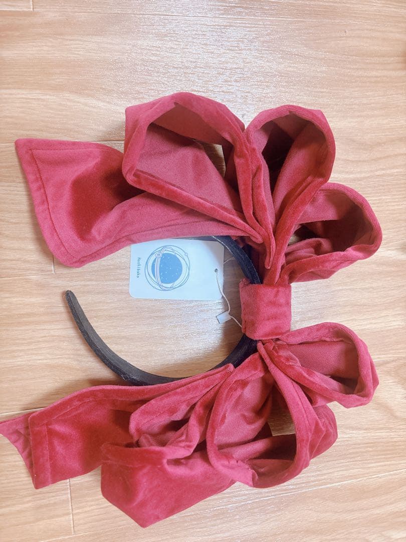 みと様おまとめ 星箱works お人形ラッピングリボン エンジ