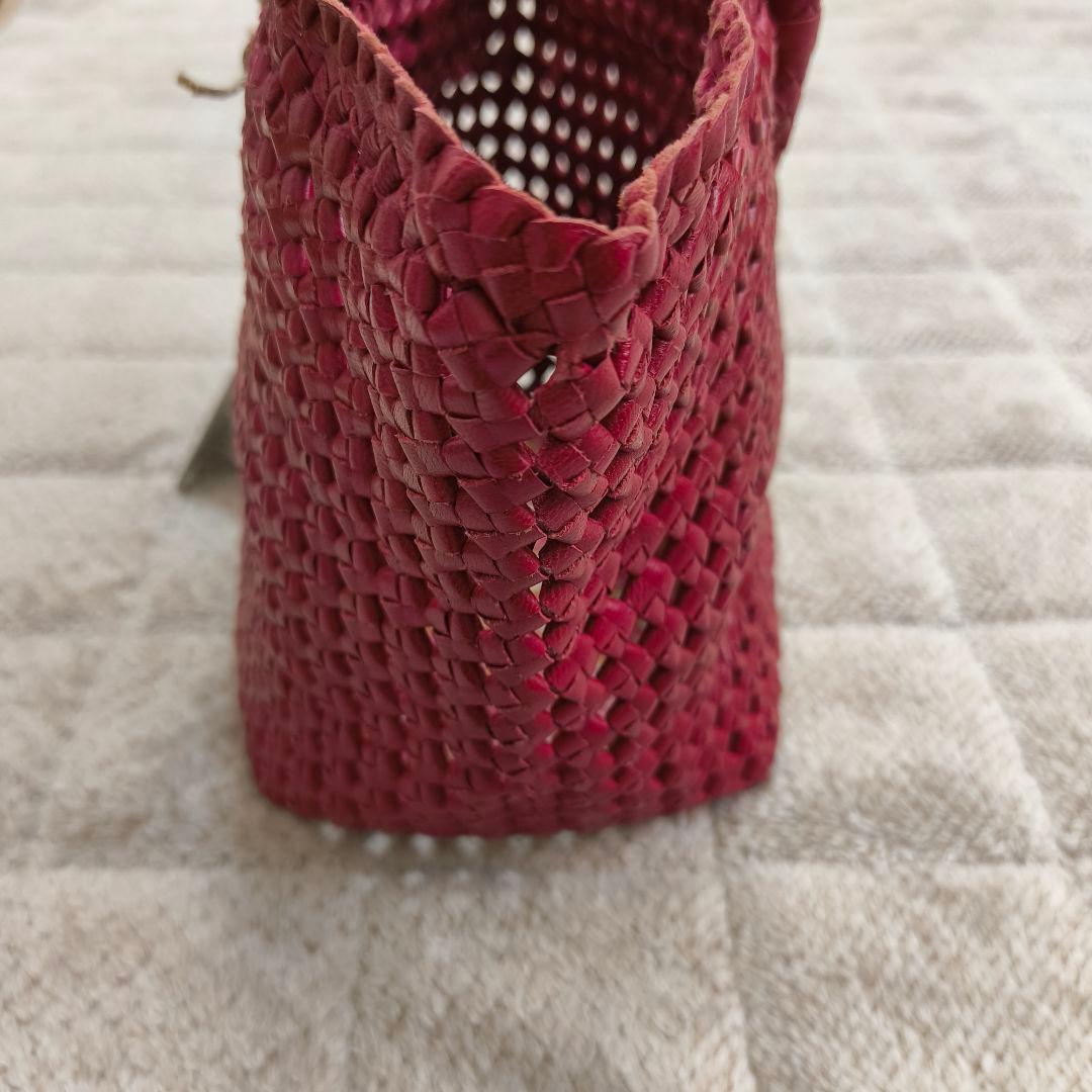 【タグ付】REN レザー メッシュバッグ 小型