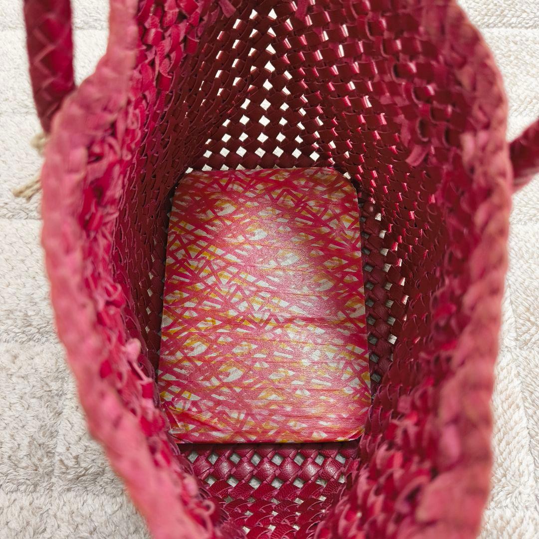 【タグ付】REN レザー メッシュバッグ 小型