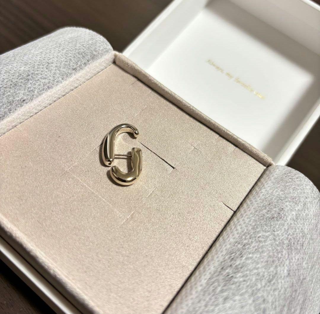 ete フローピアス ロウブラウン 片耳用