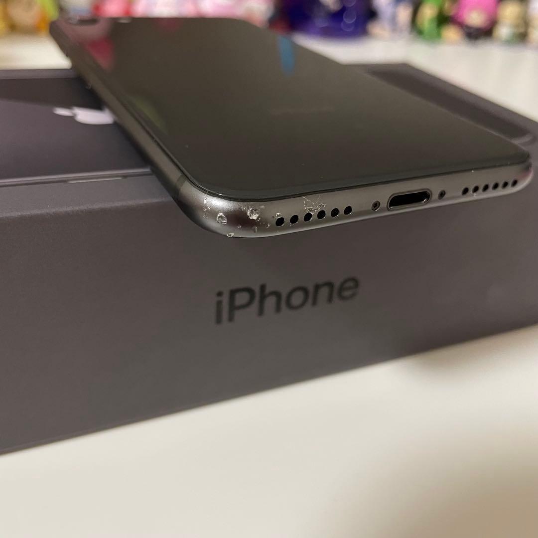 Apple iPhone8 スペースグレー 256G 本体 箱付き SIMフリー