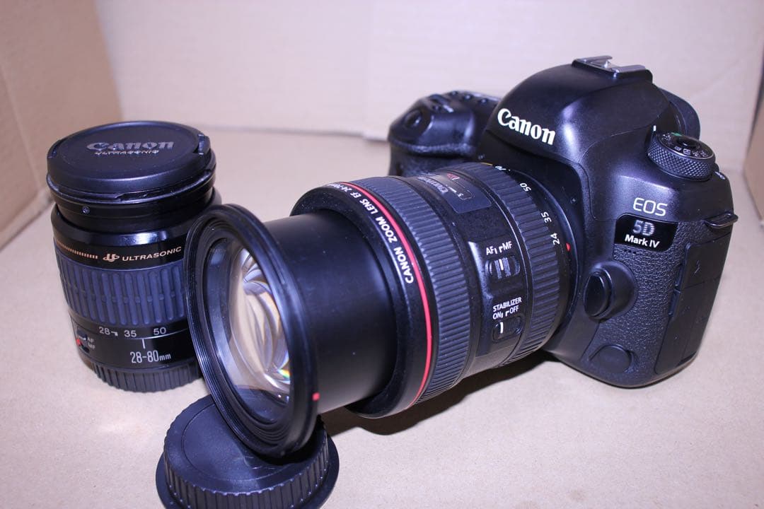 一眼レフカメラ/Canon EOS 5D Mark IVダブルレンズセット