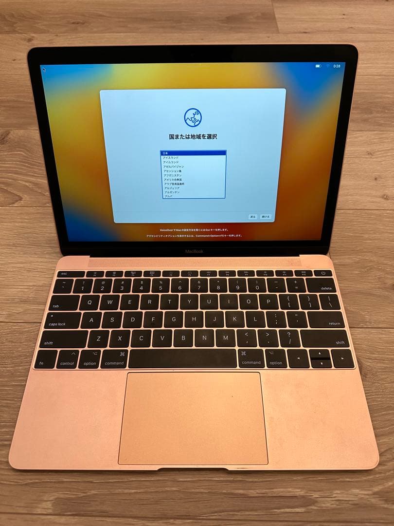 MacBook 12インチ 2017 i5/8GB/512GB ローズゴールド