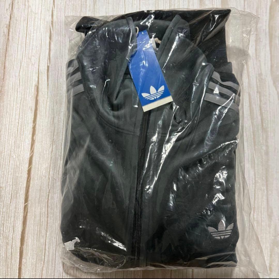 期間限定価格！adidas ファイヤーバード ベロア トラックトップ XLグレー