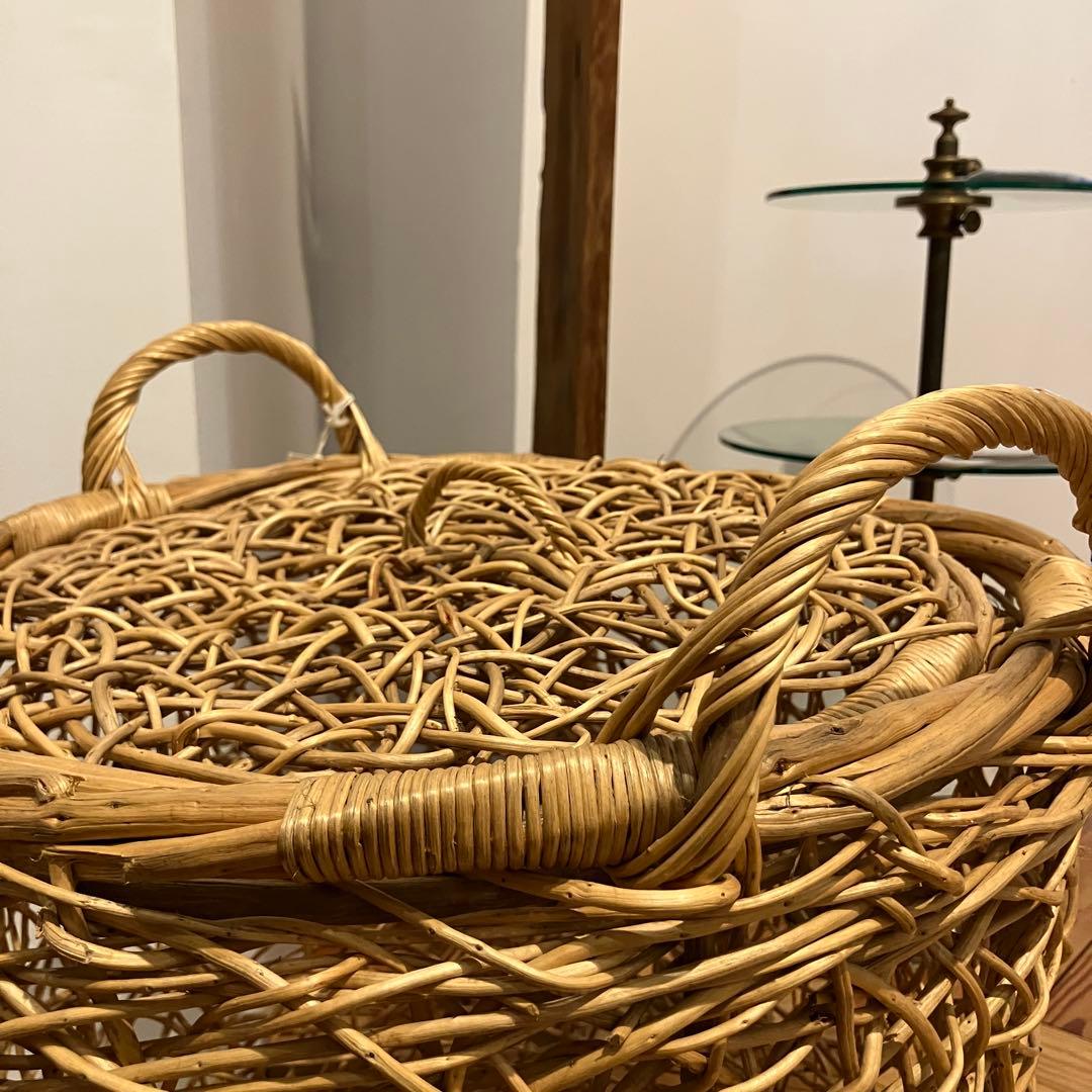 専用　アンティークランドリーバスケット　400 500