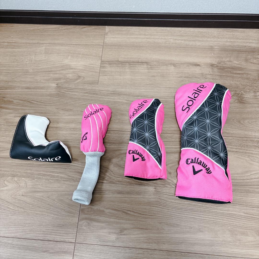 【レイ】キャロウェイ ソレイユ ゴルフクラブセット 8本 レインウェア付