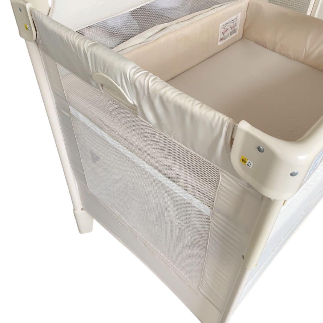 アップリカ　ベビーベッド　ココネルエアー　ミルク　aprica coconel