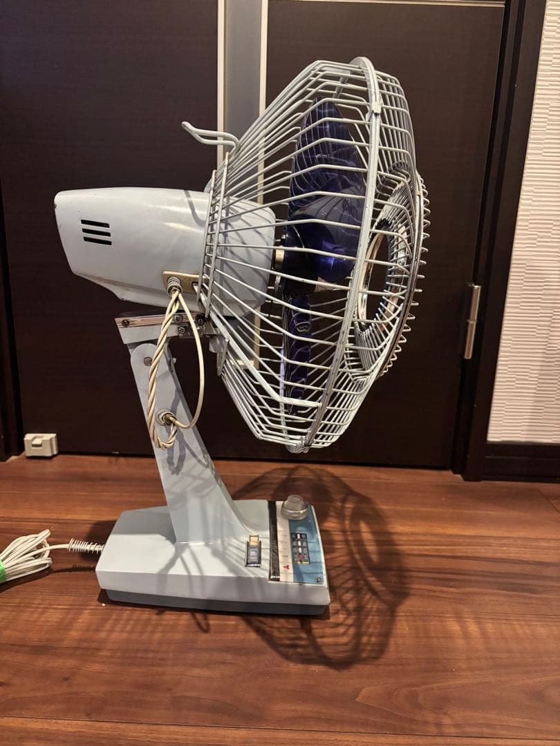 【昭和】【レトロ】三菱卓上扇風機 【D–30Ｘ】３０㎝　動作確認【送料込み】