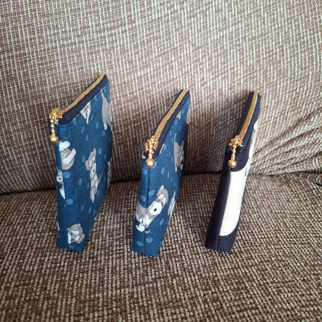 トイプードル刺繍入りトートバッグ 他　ハンドメイド