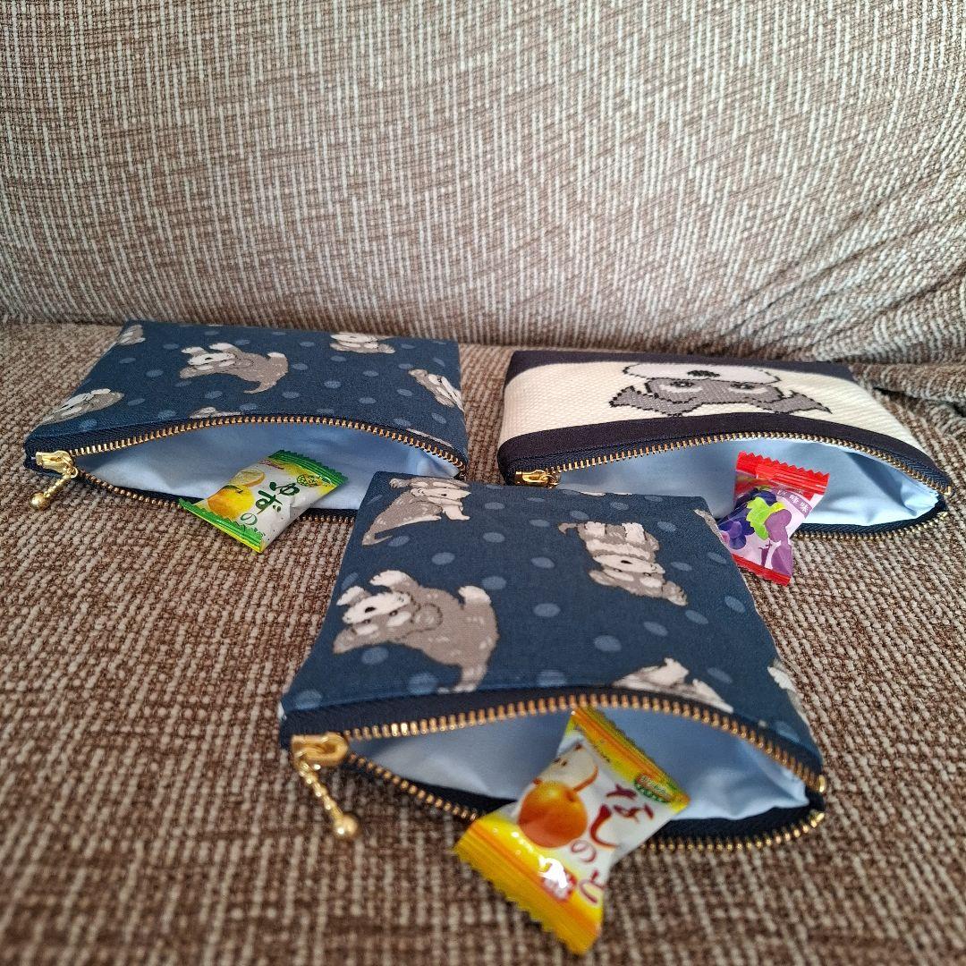 トイプードル刺繍入りトートバッグ 他　ハンドメイド