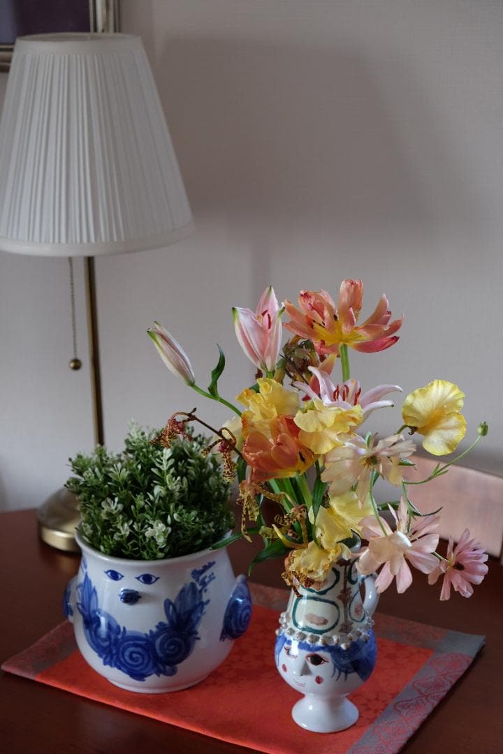 北欧ビンテージ フラワーポット 花瓶 椀 プレート ポットカバー リサラーソン