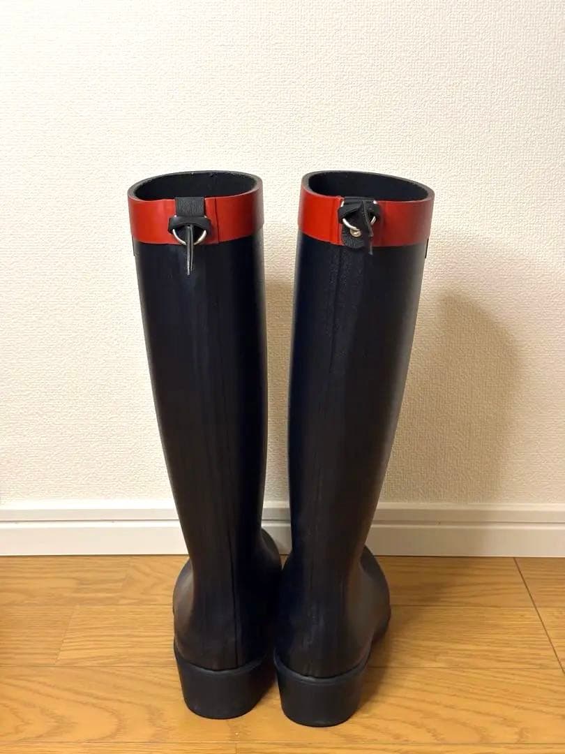 AIGLE ミリカヒールラバーロングブーツ レインブーツ