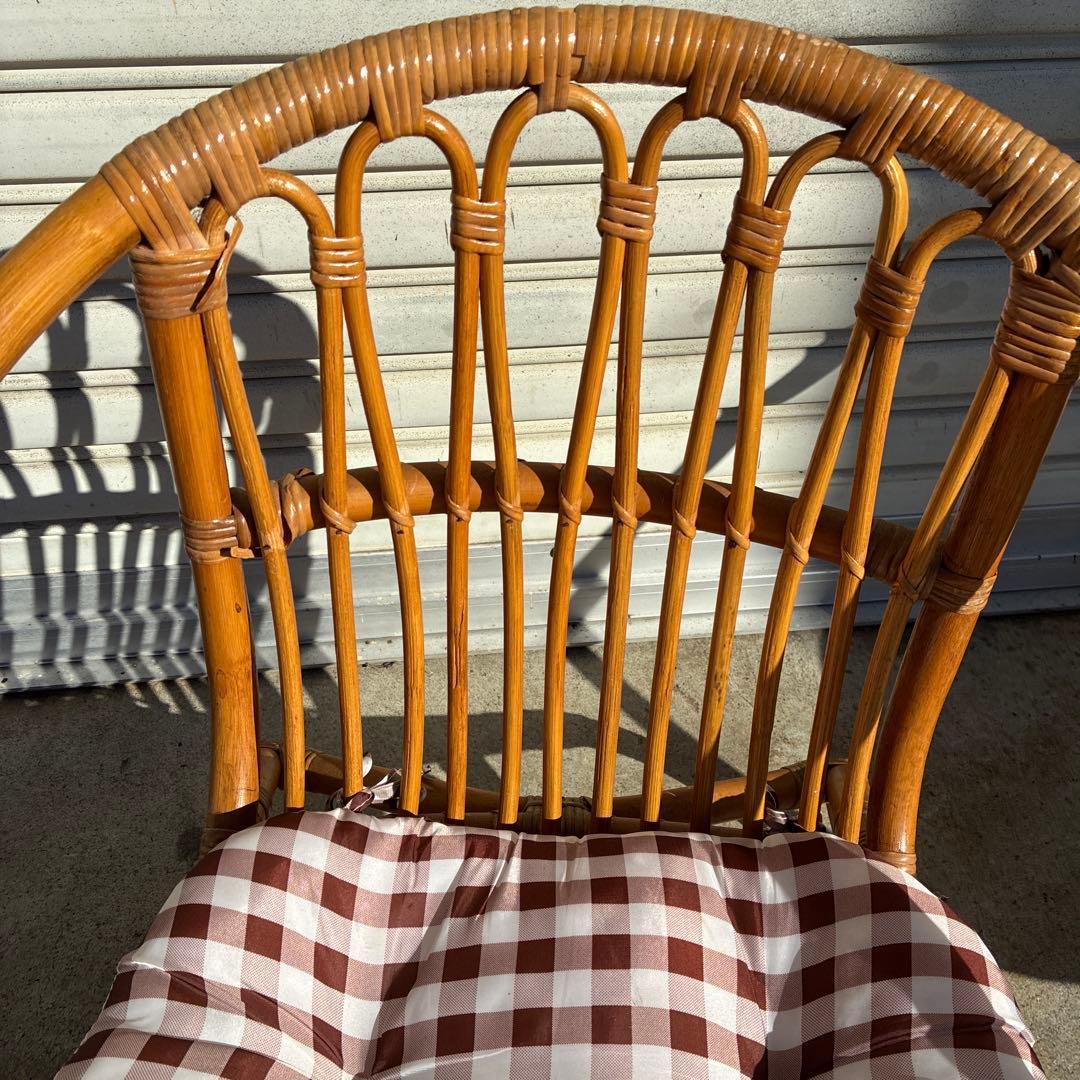 円形椅子2脚セット