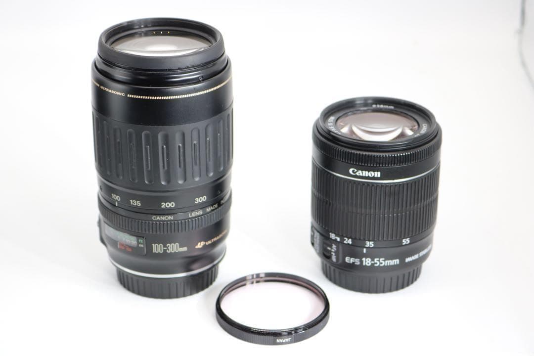 美品 【Canon EOS Kiss X7i ダブルレンズセット】 安心保証あり