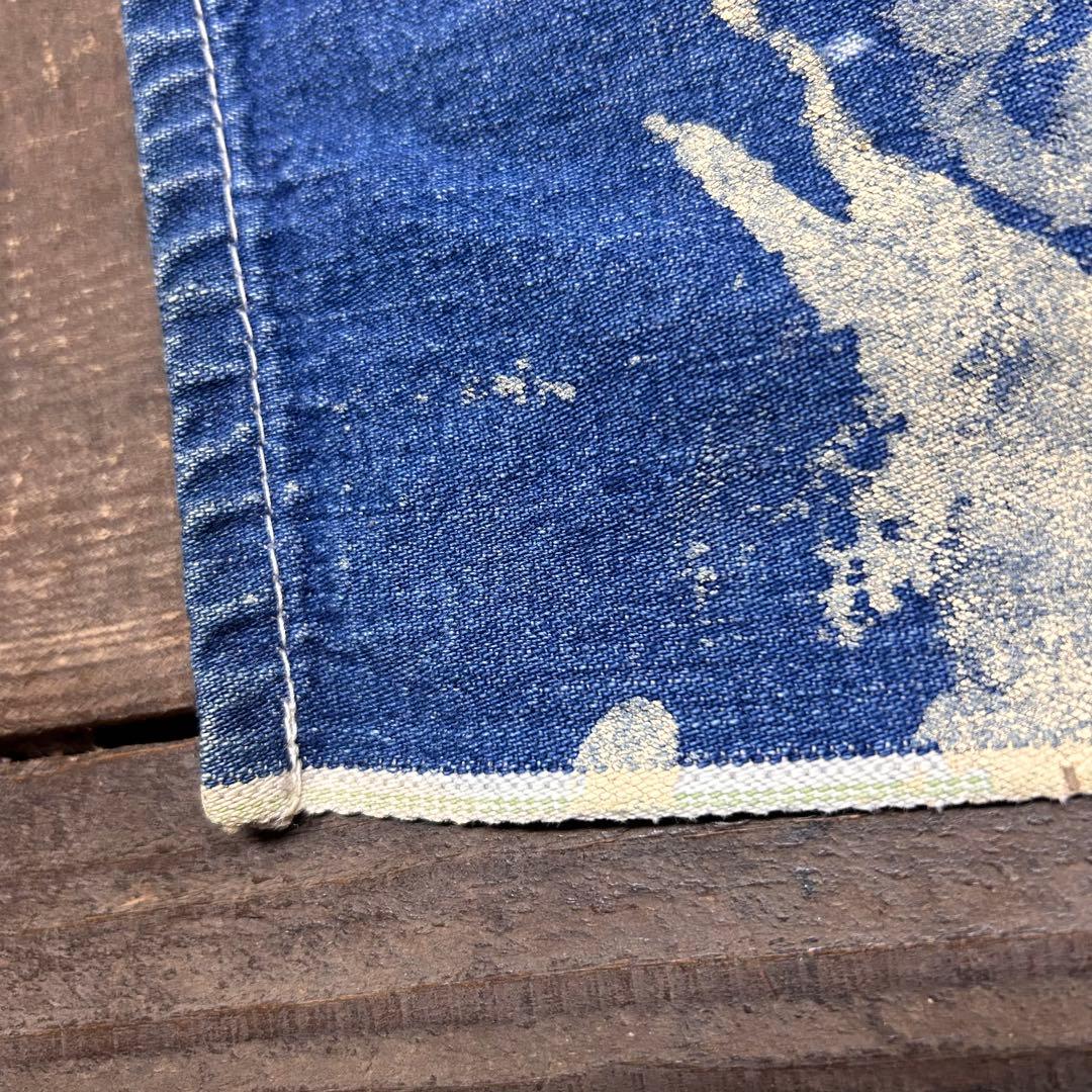 60s　SEARS　デニム　エプロン　ヴィンテージ　ミミ付　ダメージ　ボロ