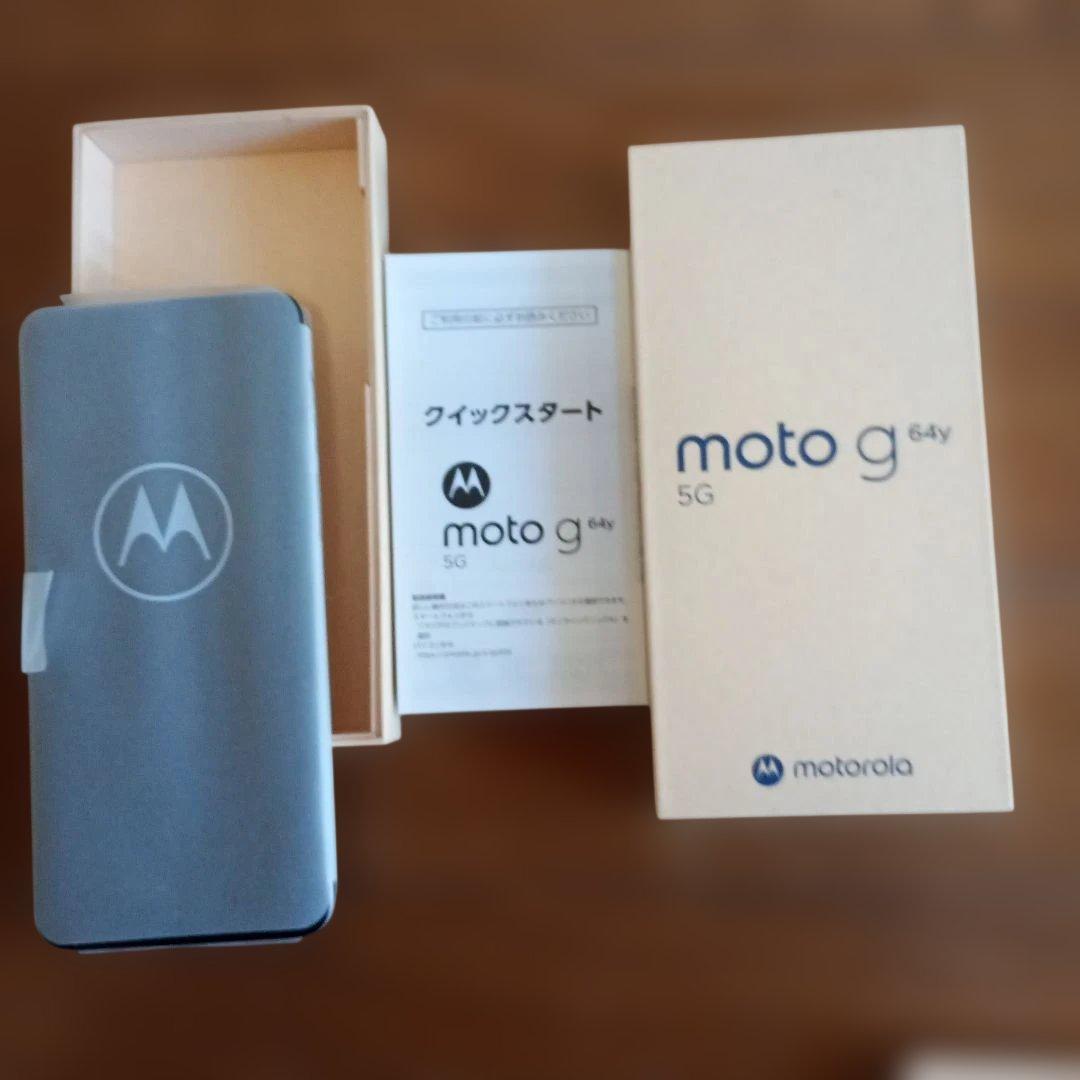 新品同様moto g 64y 5G motorola シムフリー　eシム利用可能
