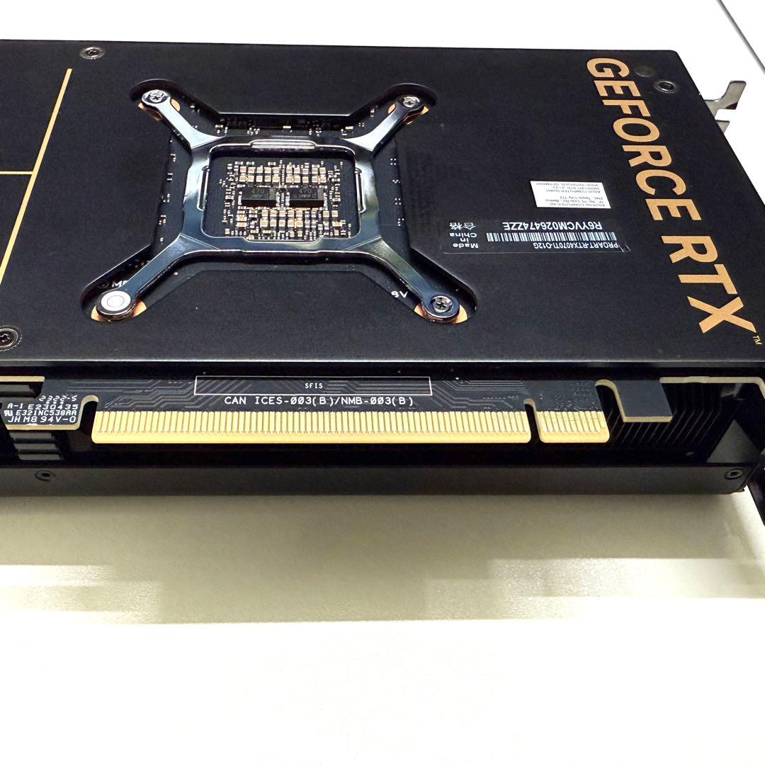 【中古】ASUS ProArt GeForce RTX 4070 Ti 12GB