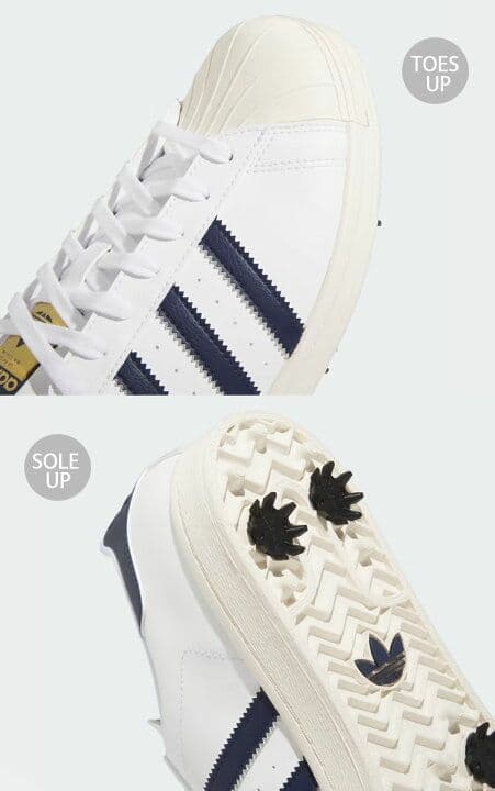 adidas SUPERSTAR GOLF ID5003 ホワイト/ネイビー